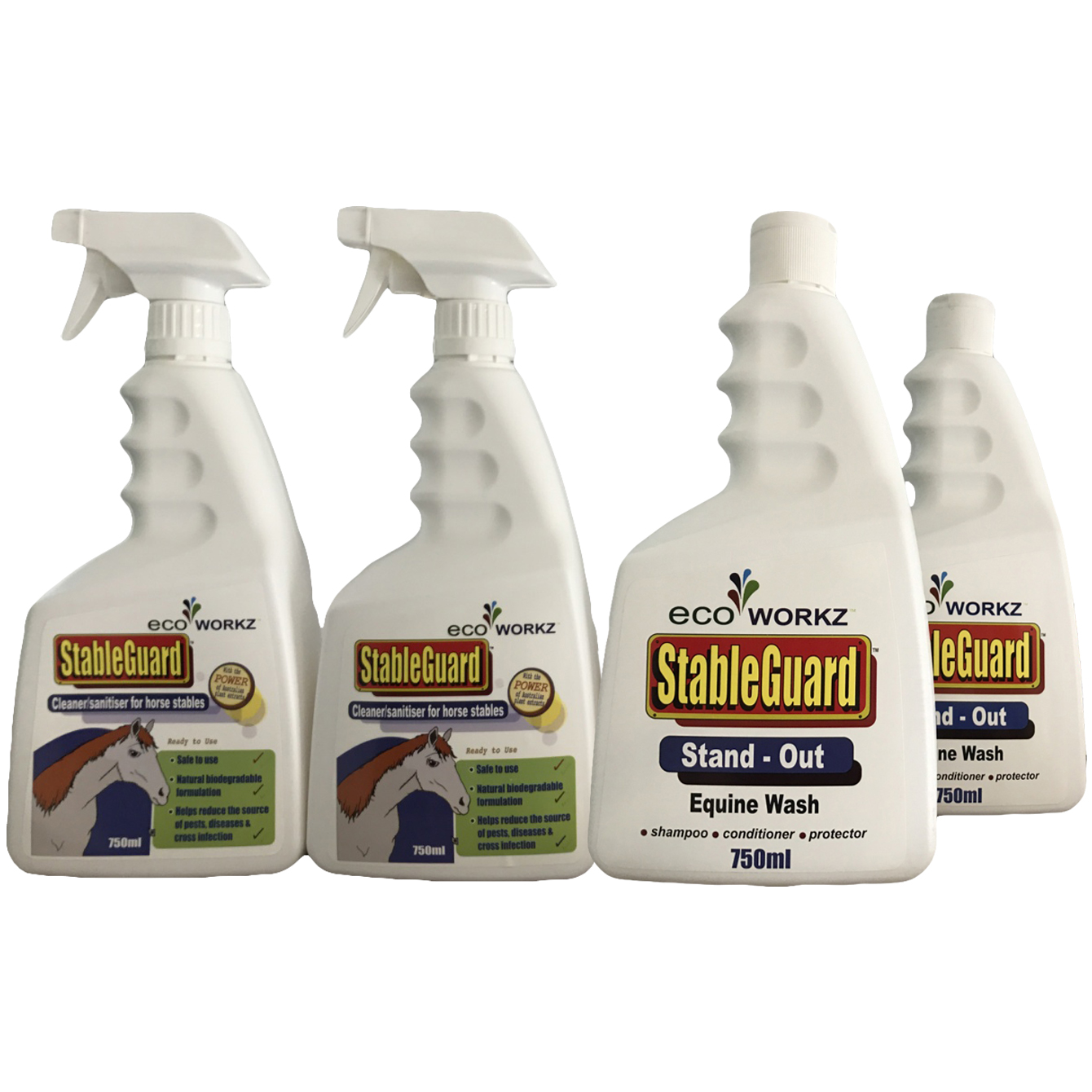 StableGuard Ready To Use and Stand-Out Mixed 750mL 4 Pack